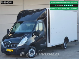 Renault Master 170PK Engine problem Euro6 Bakwagen Airco Cruise Meubelbak Plancher Verkoopwagen Foodtruck Paardenwagen 27m3 Airco Cruise control