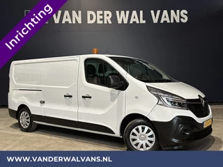 Renault Trafic 2.0 dCi 120pk L2H1 inrichting Euro6 Airco | Navigatie | LED | Camera | Cruisecontrol | Trekhaak Parkeersensoren, Bijrijdersbank
