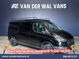 Ford Transit Custom 2.0 TDCI 131pk L2H1 Trail Edition Euro6 Airco | Imperiaal | Camera | Navigatie | 2800kg Trekhaak | LED Apple Carplay, Cruisecontrol, Stoelverwarming, Verwarmde voorruit, Leder, LM velgen, Parkeersensoren, Bijrijdersbank