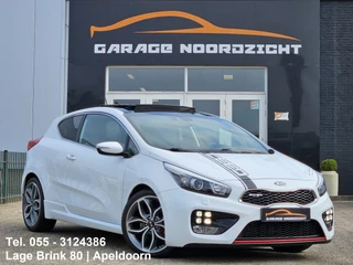 Hoofdafbeelding Kia cee'd Kia cee'd 1.6 Turbo GDi GT 204pk PANORAMADAK|NAVIGATIE|CAMERA|CRUISE CONTROL|ECC/AIRCO|STOELVERWARMING|LED VERLICHTING|18 INCH VELGEN|DEALER ONDERHOUDEN Maandag tot Vrijdag geopend van 09.00 tot 20.00 uur en Zaterdag van 09.00 tot 18.00 uur