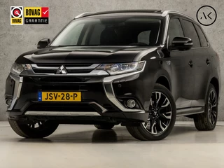 Mitsubishi Outlander 2.0 PHEV instyle+ Automaat (SCHUIFDAK, NAVIGATIE, LEDER, STUUR/STOELVERWARMING, 360 CAMERA, ELEK SPORTSTOELEN, ADAPTIVE CRUISE, GETINT GLAS, NIEUWSTAAT)