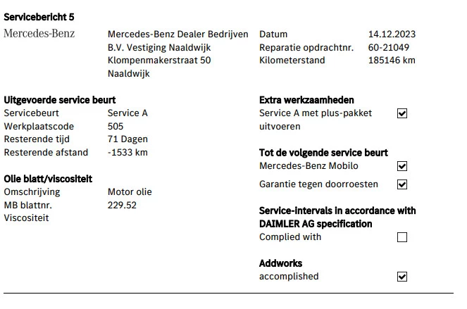 Hoofdafbeelding Mercedes-Benz A-Klasse