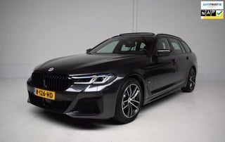 BMW 5-serie Touring 530i 245PK AUT8 M-SPORT ORG.NED / PANORAMADAK / NAPPA-LEER / CAMERA / EL.TREKHAAK / LASER / NAP / BTW