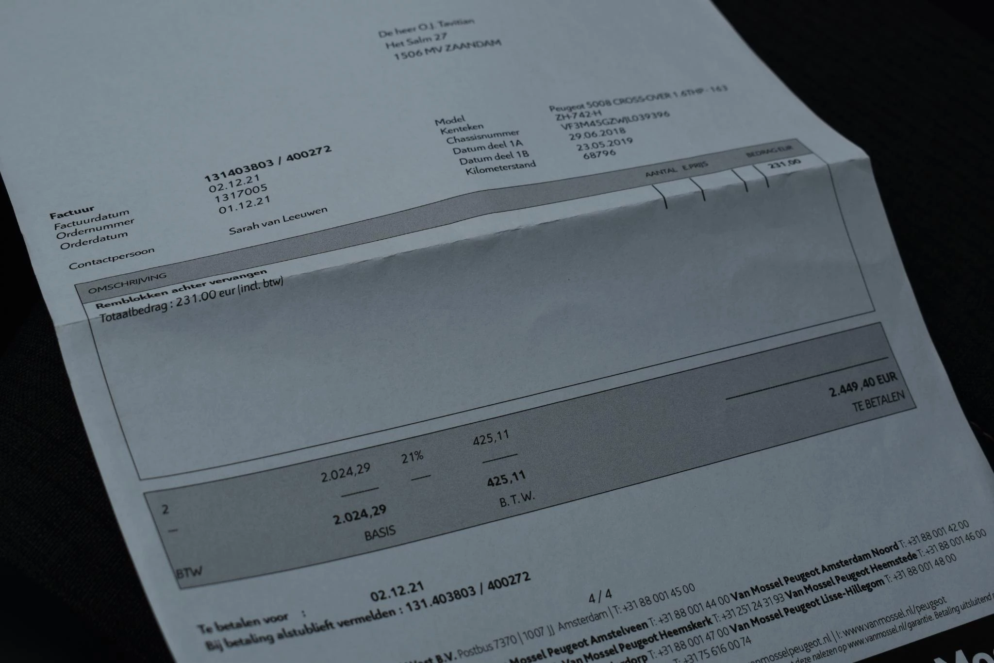 Hoofdafbeelding Peugeot 5008