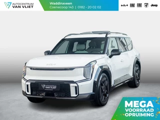 Kia EV9 GT-Line AWD 99.8 kWh | Levering uit voorraad | 7-Pers. | 21" | Head-Up | Stoel-/Stuurverwarming | Premium Audio | Schuif-/kanteldak | Adapt. Cruise | Navi