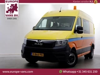 MAN TGE 5.180 2.0 177pk Euro6 L3H3 (L2H2) D.C. Airco Trekhaak 3500kg 05-2018