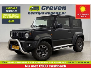 Suzuki Jimny 1.5 Allgrip 4x4 Airco Bullbar Lier Trekhaak Camera Cruise Navi LED Sidebars 4 Persoons 15"LMV