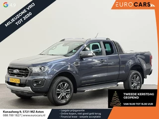 Ford Ranger 2.0 EcoBlue 213pk Wildtrak Supercab Automaat 4x4 Navigatie Camera Trekhaak Airco Bluetooth