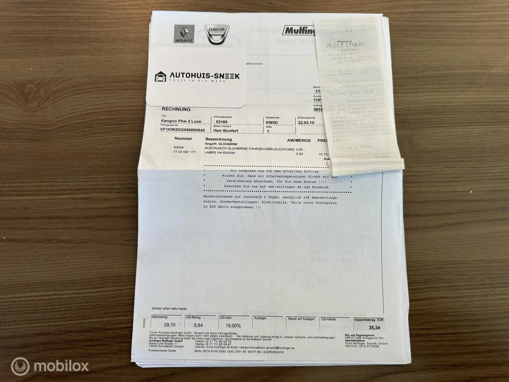 Hoofdafbeelding Renault Kangoo