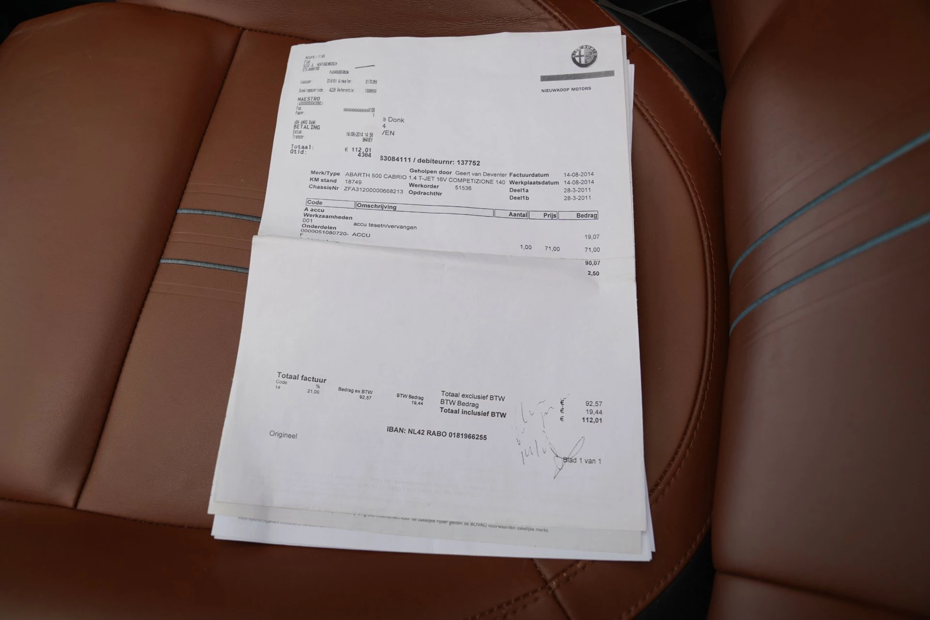 Hoofdafbeelding Fiat 500C