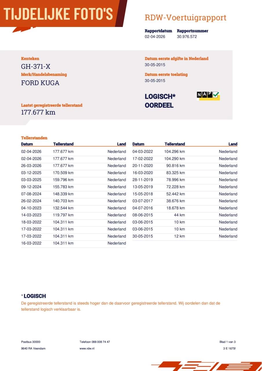 Hoofdafbeelding Ford Kuga