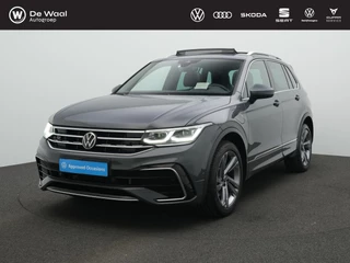Volkswagen Tiguan 1.4 TSI 245 pk eHybrid R-Line | Panoramadak | Trekhaak | Leder | Geheugenstoelen | 360 camera | Head-up display | IQ Light |