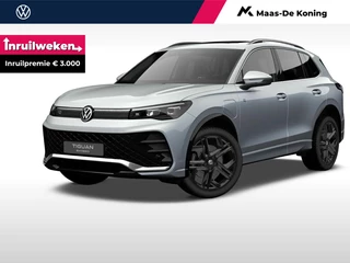 Volkswagen Tiguan R-Line-Edition 1.5 eHybrid 204 pk 6 versn. DSG  · Black style pakket · Comfort pakket · Trekhaak incl. aanhangermanoeuvreerhulp (trailer assist) · Velgen 'york', 20 inch lichtmetaal in zwart ·