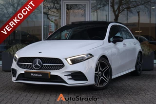 Mercedes A-Klasse A 180 AMG-Line 136pk | Cruise | Climate | Memory | Sfeer | Multibeam | Pano | Keyless | Carplay