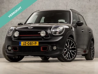 MINI Countryman Mini 1.6 John Cooper Works ALL4 218Pk Automaat (PANORAMADAK, NAVIGATIE, HARMAN/KARDON, STOELVERWARMING, CLIMATE, LEDER, SPORTSTOELEN, ZWART HEMEL, PARKEERSENSOREN, CRUISE, XENON, NIEUWSTAAT)