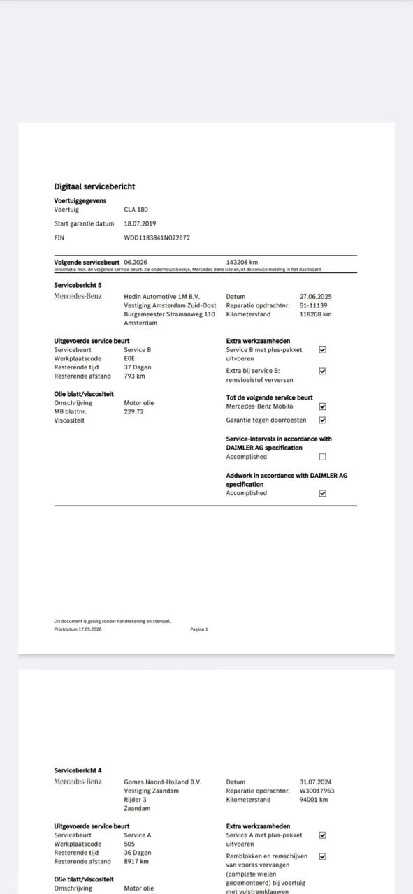 Hoofdafbeelding Mercedes-Benz CLA