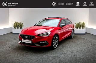 Hoofdafbeelding SEAT Leon SEAT Leon Sportstourer 1.4 TSI 204pk DSG e-hybrid PHEV FR Panoramadak, Park Assist, 18" LM Velgen |