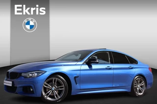 BMW 4-serie Gran Coupé 418i High Executive M-Sportpakket / Schuif- Kanteldak / Stuurwielverwarming / Head Up Display / Achteruitrijcamera / HIFI / 18'' /