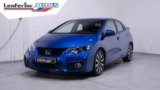 Hoofdafbeelding Honda Civic Honda Civic 1.4 Elegance Business Edition navigatie lmv 17" 4-seizoenen banden camera private-glas cruise-controle  DAB stoelverwarming voor