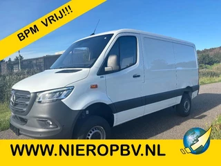 Hoofdafbeelding Mercedes-Benz Sprinter Mercedes-Benz Sprinter 319CDI L2H1 4X4 Automaat Airco Camera Trekhaak Apple CarPlay NIEUW BPM VRIJ