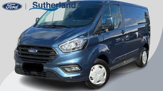 Ford Transit Custom 300 2.0 TDCI L2H1 Trend 130pk SCI | Automaat | Driver Assistance Pack Premium | Navigatiesysteem | Camera| Reservewiel | Chrome Blue Metallic