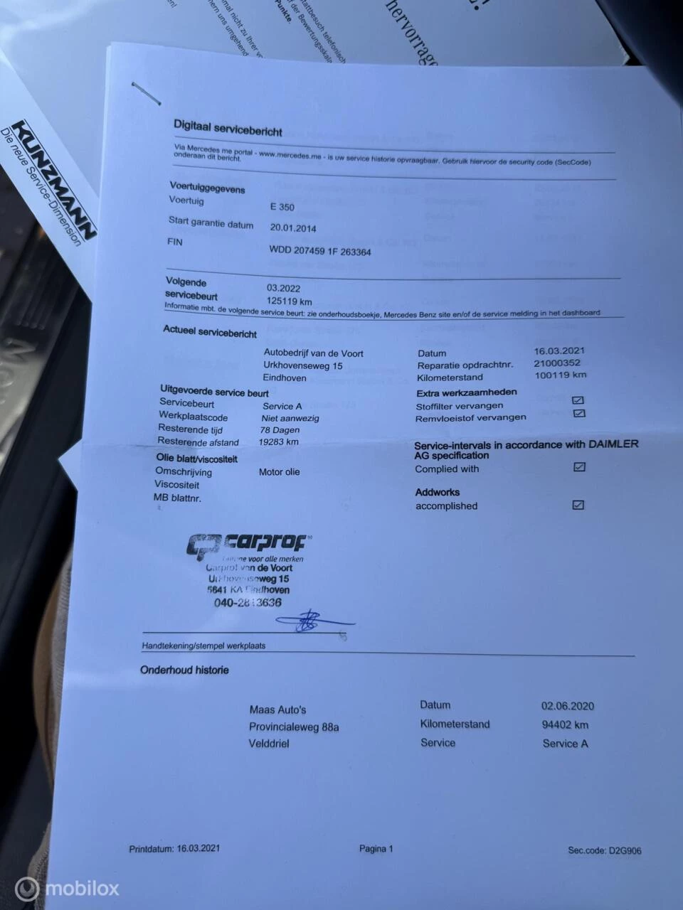 Hoofdafbeelding Mercedes-Benz E-Klasse