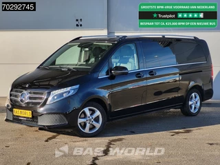 Mercedes V250 Ex. BPM/Ex.BTW Personenvervoer 8-Persoons V-250 Avantgarde Automaat 2x Schuifdeur LED Xenon Navi Airco Cruise Camera Parkeersensoren Euro6 VIP Passenger Transport TV Taxi Kombi Airco Cruise control