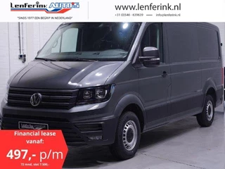 Volkswagen Crafter 2.0 TDI 140 pk L3H2 DSG Aut. Navi, Camera Cruise Control, PDC V+A, Geveerde Stoel, 3-Zits, Nieuw