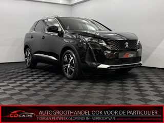 Hoofdafbeelding Peugeot 3008 Peugeot 3008 1.2 Hybrid 136 GT Half leder, 360 Camera, Navi, Rijstrook correctie, Stoelverwarming, Virtual desk, Elektrische achterklep