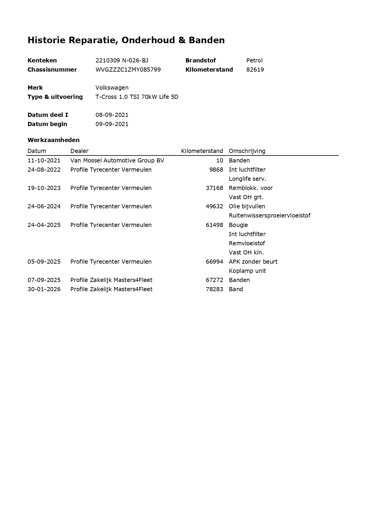 Hoofdafbeelding Volkswagen T-Cross