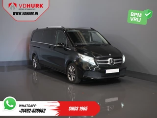 Mercedes-Benz V-Klasse 300d Aut. XL L3 Avantgarde Edition BPM VRIJ! 2xElek.Schuifdeur/ Leder/ LED/ Standkachel/ Carplay/ Afn.Trekhaak/ Stoelverw./ Alarm III/ Navi/ Camera/ PDC/ Cruise/ 18” LMV