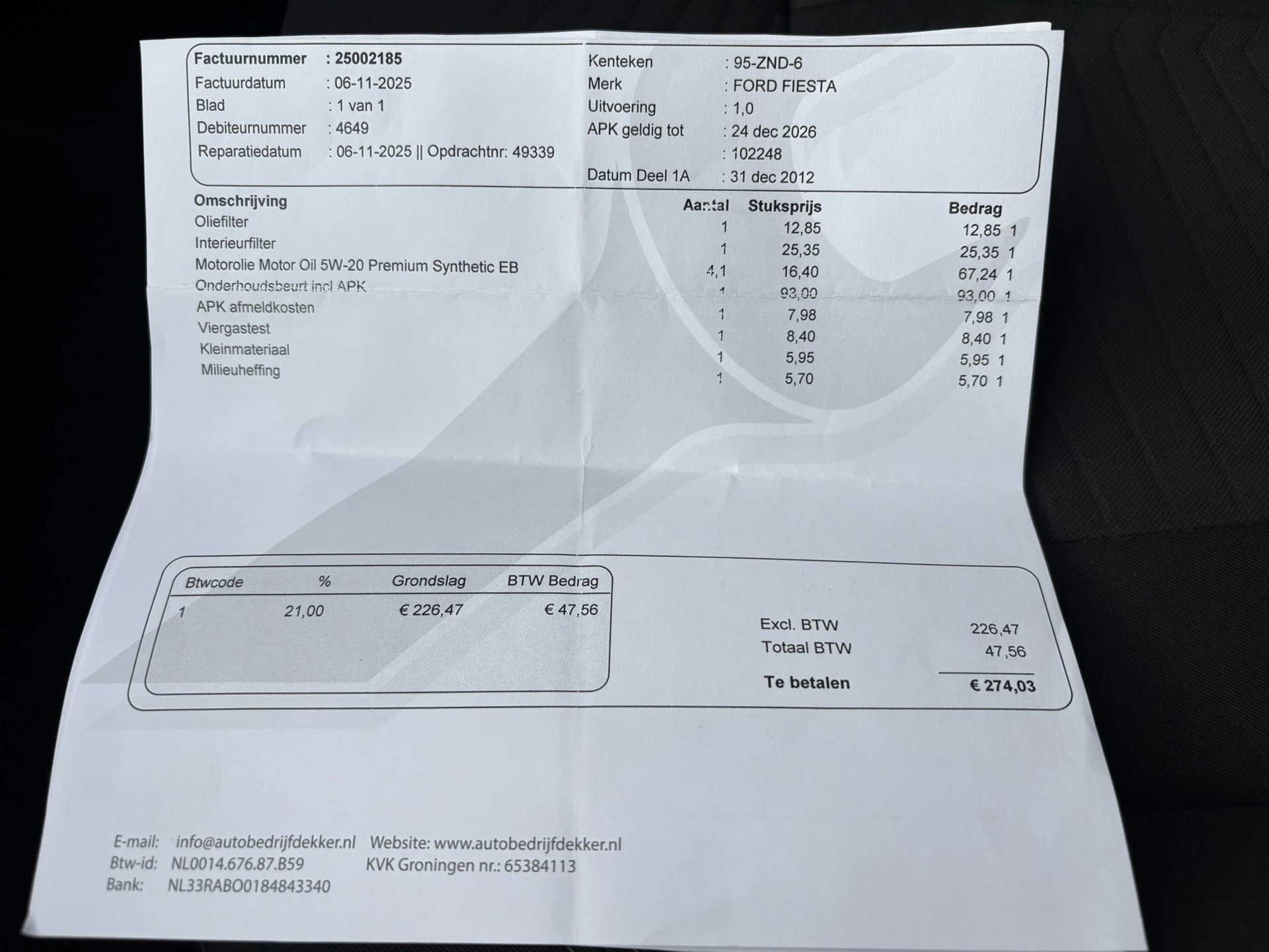 Hoofdafbeelding Ford Fiesta