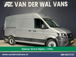 Volkswagen Crafter 2.0 TDI 140 pk L3H3 L2H2 Euro6 *Rijklaar Direct Rijden* Airco | Camera | Apple Carplay | Cruisecontrol Parkeersensoren, Android Auto, Chauffeursstoel, Bijrijdersbank, 3000kg trekvermogen, zilver