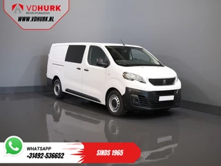 Peugeot Expert 2.0 HDI 125 pk L3 Dubbel Cabine BPM VRIJ! DC NL Auto/ 6 Pers./ Cruise/ PDC