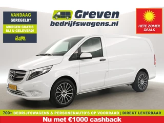 Mercedes-Benz Vito 119 CDI Lang 191PK Automaat Airco Camera Cruise LED Navi PDC 18"LMV Leder Trekhaak