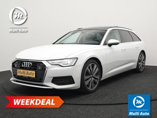 Hoofdafbeelding Audi A6 Audi A6 Avant 50 TFSI e quattro S Line Plug in Hybrid PHEV | Panodak | Carplay | Adaptive Cruise | Lederen Stoelen & Memory | Virtual Cockpit  | 20"L.M | Matrix LED |