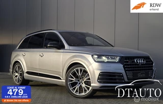 Hoofdafbeelding Audi SQ7 Audi SQ7 4.0 TDI quattro Pano Bose Grijs Kenteken IZGST 22''