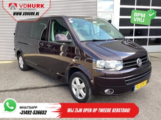 Volkswagen Transporter 2.0 TDI 140 pk DSG Aut. L2 Dubbel Cabine DC EXPORT 2.5t Trekverm./ Cruise/ Airco/ PDC V+A/ LMV
