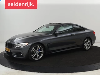 BMW 4-serie Coupé 435i M Sport | Schuifdak | Head-Up | 360 Camera | Leder | Stoelverwarming | Adaptief LED | Harman/Kardon | Keyless | Navigatie | Memory | Sportstoelen