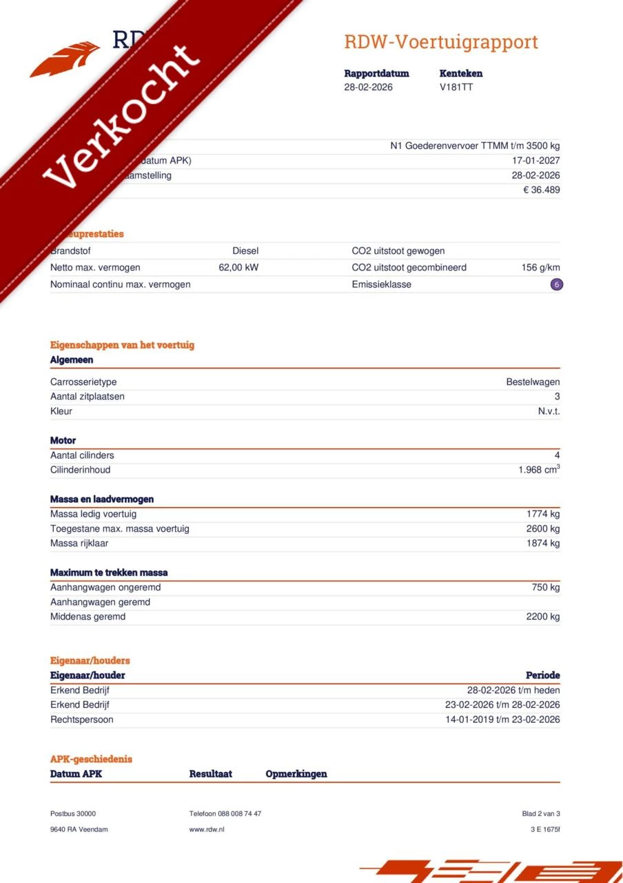 Hoofdafbeelding Volkswagen Transporter