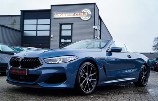 BMW 8-serie M850i xDrive High Executive | Harman Kardon | Barcelona Blau | Adaptieve cruise | Laser LED | HuD | Stoelventilatie |