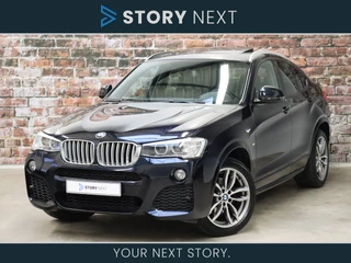 BMW X4 xDrive28i Executive M Sport Pakket Automaat / Trekhaak / Schuif-/kanteldak / Head-Up Display / Achteruitrijcamera / Parkeersensoren / Hifi / Parking Assistant / DAB / Shadow Line / Sportstoelen / 19 Inch