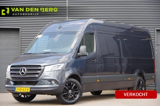 Mercedes-Benz Sprinter 319 3.0 CDI V6 L3H2 AUT-7, LEDER, 3.5T TREKHAAK, CRUISE, MBUX, CAMERA, STANDKACHEL, CLIMA, APPLE CARPLAY/ANDROID AUTO, PARKEERSE DUBBELE CABINE LEVERBAAR