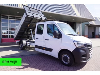 Hoofdafbeelding Renault Master Renault Master T35 2.3 dCi 165PK EL Dubbelcabine Pick-up Kipper nr. V107 | Airco | Cruise | All season | bak 320 x 204