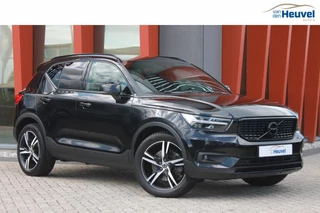 Volvo XC40 T4 Recharge R-Design | Leder | Trekhaak | Parkeercamera | Memory Stoelen | Glossy Black | Keyless