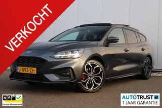 Ford Focus Wagon 1.0 EcoBoost Hybrid ST Line X Business Trekhaak Panoramadak 18 inch Navigatie LED Carplay Android Airco Cruise Control Rijstrooksensor Winter Pakket