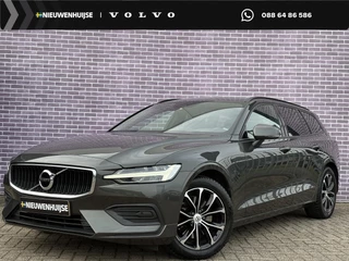 Volvo V60 2.0 B3 Momentum Business | TREKHAAK | Stoel en stuurverwarming | Camera | Parkeersensoren V+A | Apple carplay/Android auto | Adaptief | Pilot Assist | Extra getint glas | Leder |