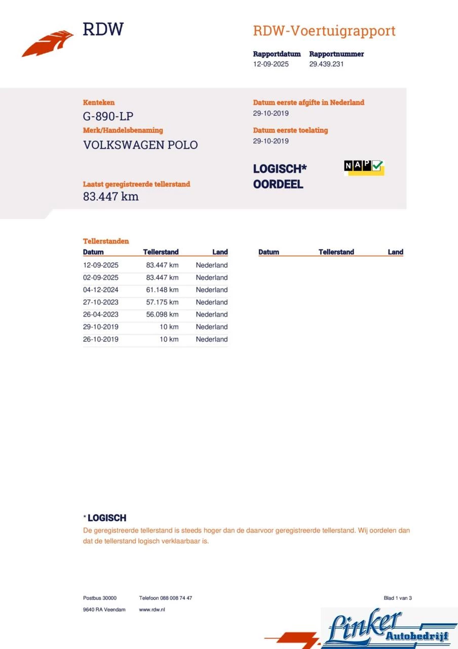 Hoofdafbeelding Volkswagen Polo