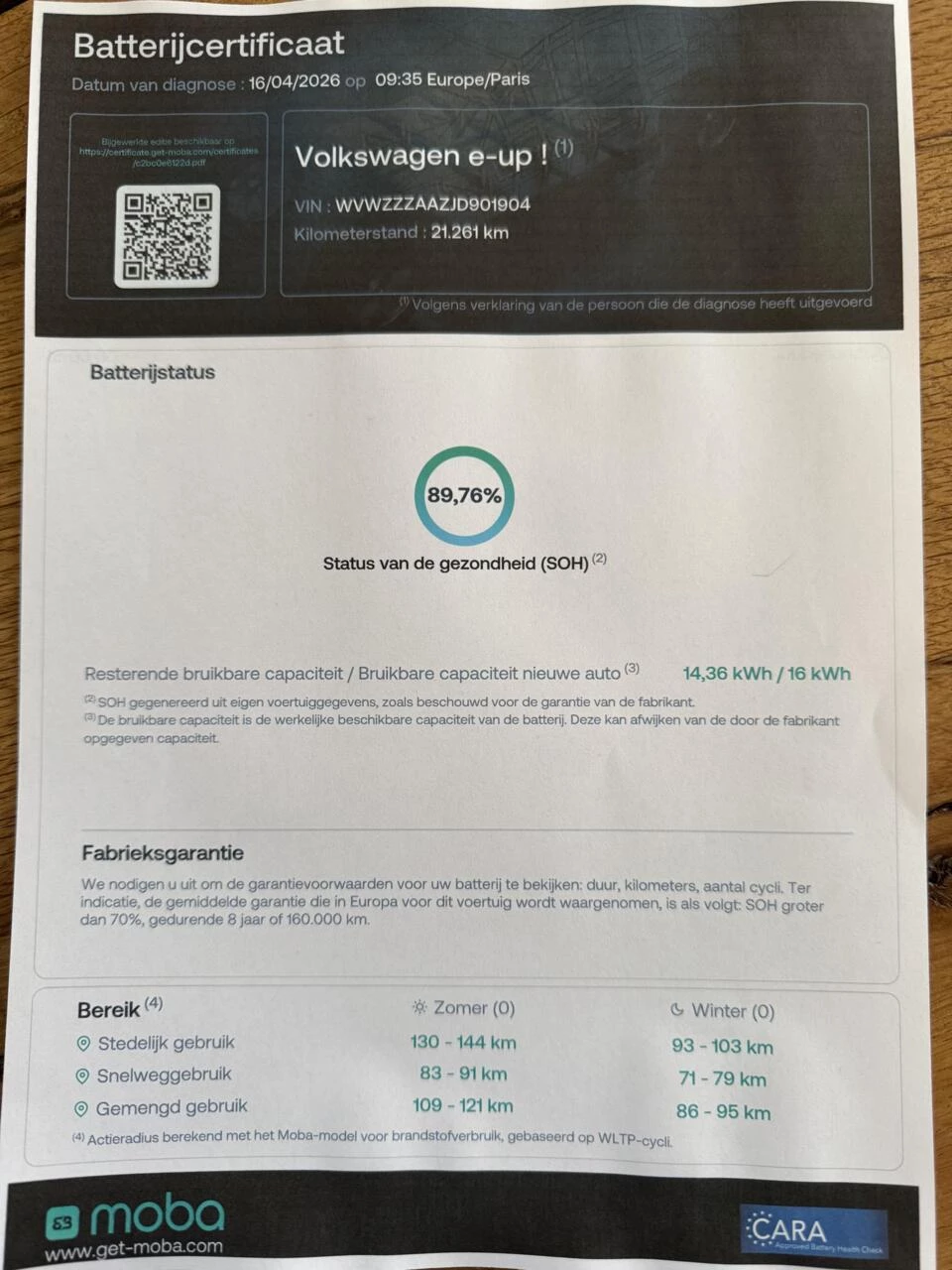 Hoofdafbeelding Volkswagen e-up!