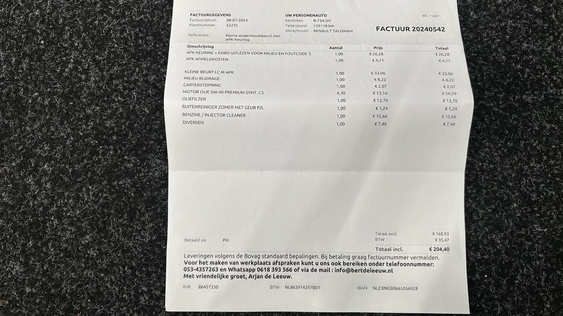 Hoofdafbeelding Renault Talisman